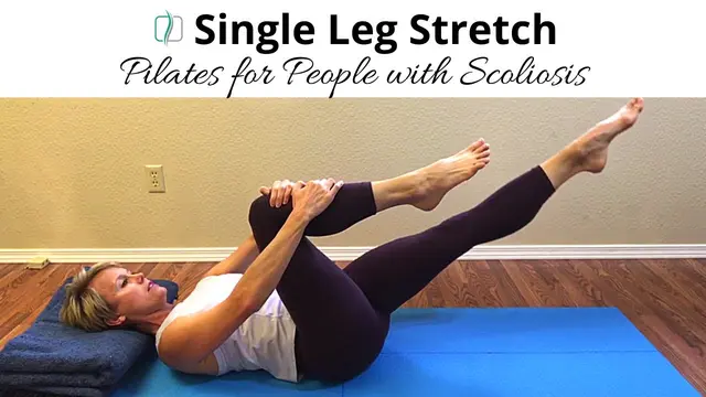Single Leg Stretch - Pilates for People with Scoliosis
