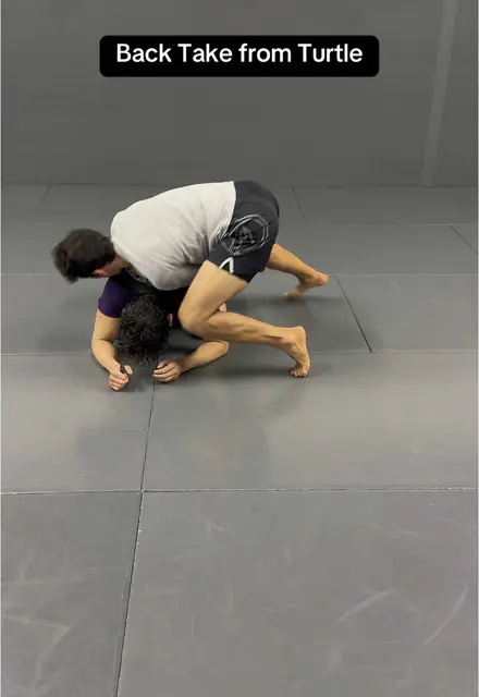 Mastering Back Takes from Turtle Position in Jiu Jitsu - TikTok
