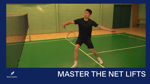 How to Practice the NET LIFT in Badminton | Presented by Basic Feather