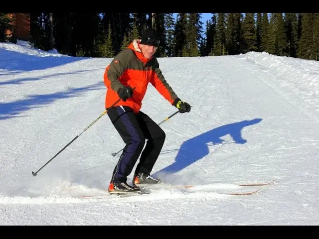 How to stop on Cross Country Skis