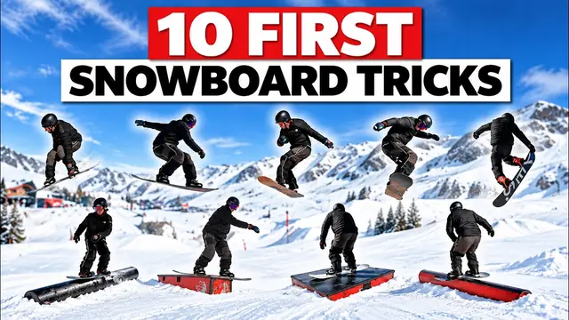10 Snowboard Tricks To Learn In The Park First