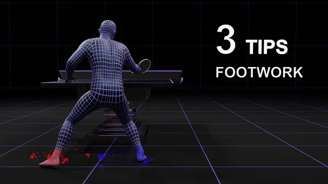 3 KEY TIPS to improve your FOOTWORK in Table Tennis