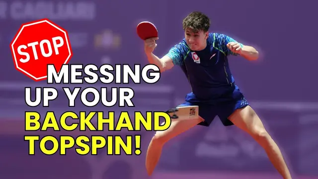 The Easiest & Fastest Way To Improve Your Backhand Topspin | Andreas Levenko Table Tennis