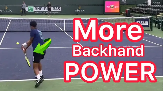 How Two Handers Can Get More Power (Tennis Backhand Technique Explained)