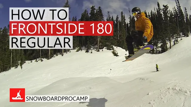 How to Frontside 180 - Snowboarding Tricks Regular