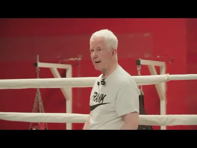 Overseeing sparring as kick-boxers join in to improve their skills. This is the kind of thing I love