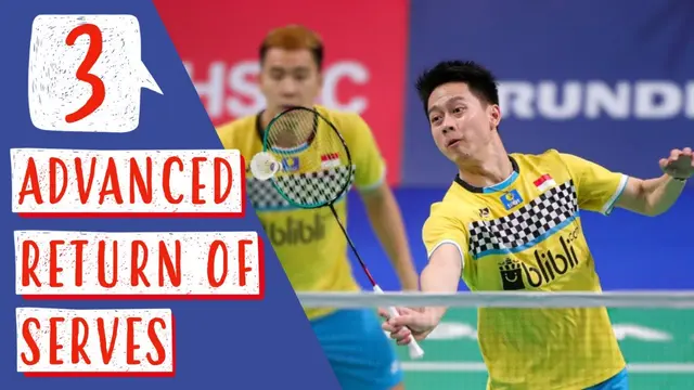 3 Advanced Return of Serves In Badminton 🏸
