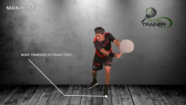 PADEL TRAINER - Back wall shots