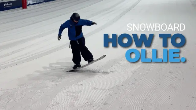 How To Ollie on a Snowboard | Beginner Freestyle Tutorial