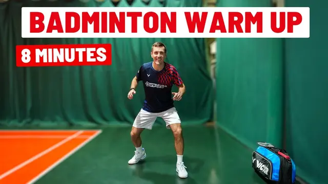 8 Minute Badminton Warm Up (Follow Along)
