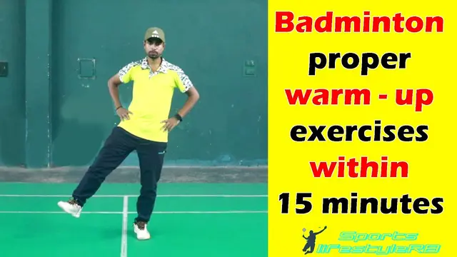 Badminton Specific Warm Up In 15 MINUTES | BWF exercises recommendations | #badminton