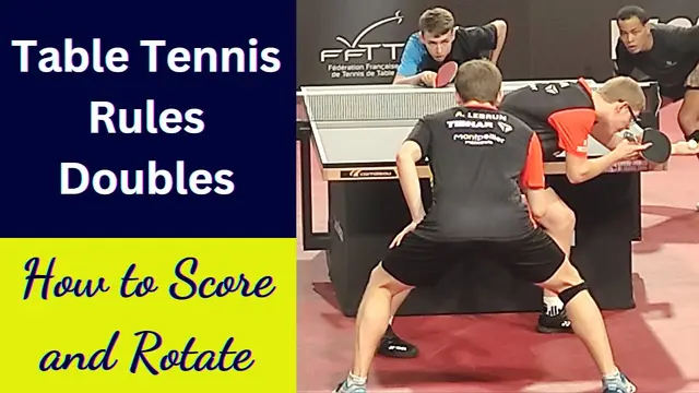 Table tennis Rules for Doubles: How to Score and Rotate | How to Play Table Tennis Doubles