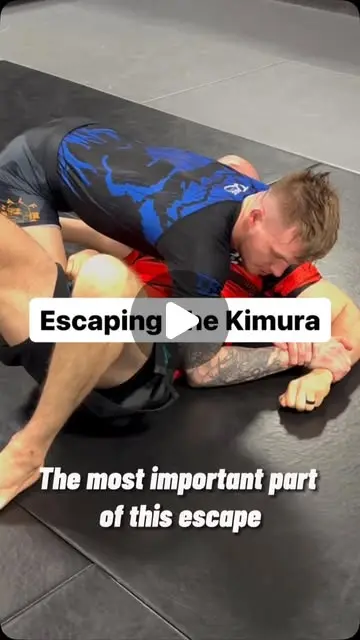 How to escape the kimura from bottom side control #jiujitsu ...