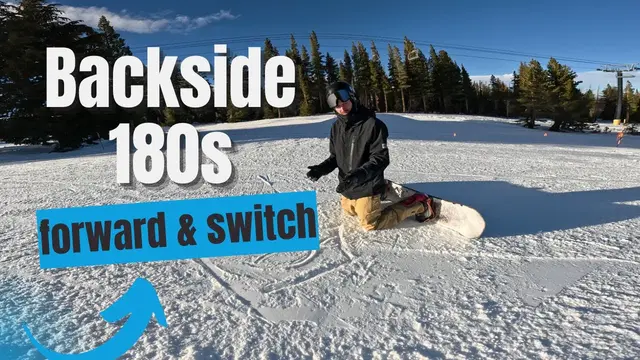 Learn Backside 180s (forward & switch)
