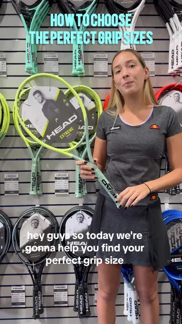 How to Choose the Perfect Tennis Racquet Grip Size - TikTok