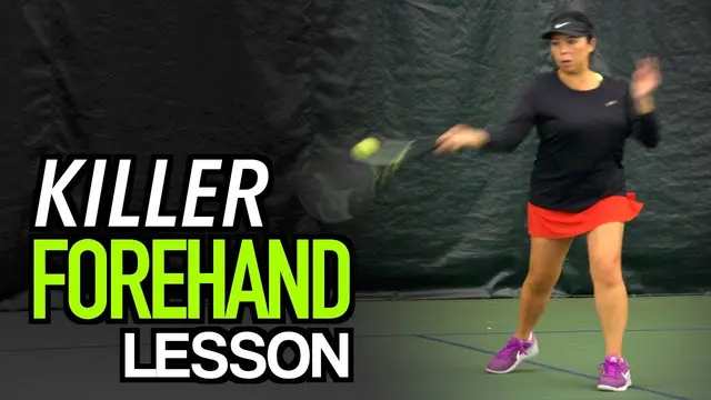 How To HIT A KILLER FOREHAND | Power Tennis Lesson