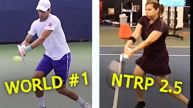 Master Djokovic's Two-Handed Backhand!