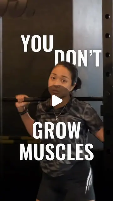 You don't build muscle in the gym. You actually break it down. Every ...