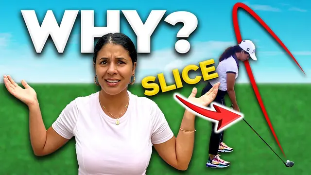 STOP hitting the ball to the right!! Why am I SLICING? Beginner Golf Basics