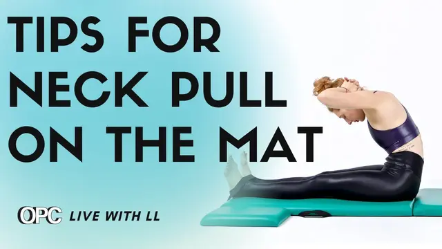 Tips for neck pull on the mat | Online Pilates Classes