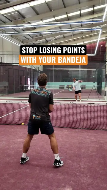 Bandeja Cross-Court Padel Tip: Aim for the Double Glass | TikTok