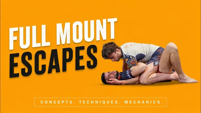 Full MOUNT escapes | 4 ways to get out of bottom mount