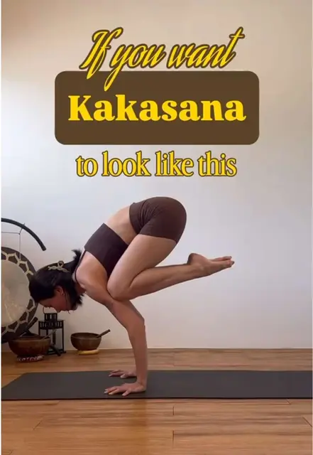 Crow pose isn’t just about arm strength.A stable Kakasana comes from learning how to shift your weight forward, create core compression, activate your hip flexors, and elevate your