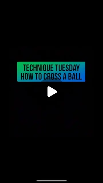 Crossing skills with both feet are key to help your team score more ...