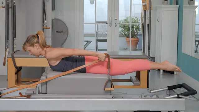 Pilates Reformer Encyclopedia: Long Box: Pull Straps & T