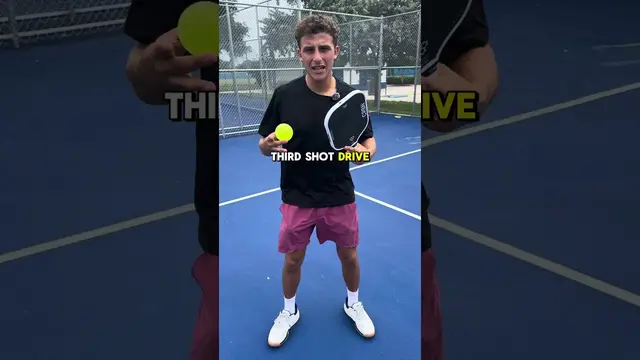 Exactly when to hit a 3rd shot drop / drive! #pickleball #pickleballtips