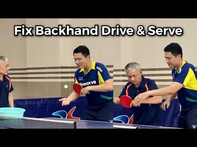 Ti Long guide and fix Backhand Drive and Serve best for beginners