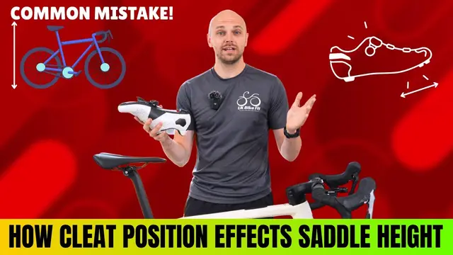 How Cleat Position Effects Saddle Height! COMMON MISTAKE