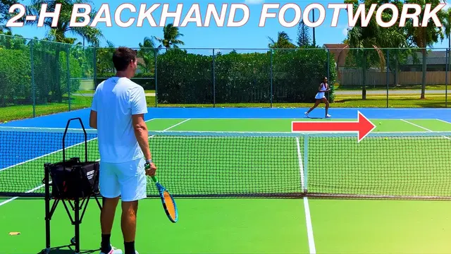 Two-Handed Backhand Footwork Fundamentals | Beginner Tennis Lesson