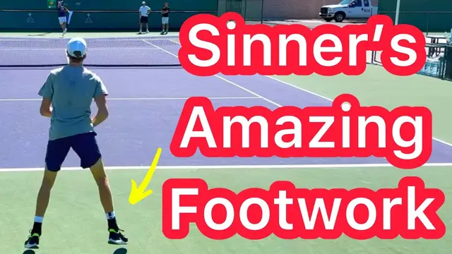 Jannik Sinner’s Amazing Tennis Footwork (Pro Split Step Timing & Rhythm)