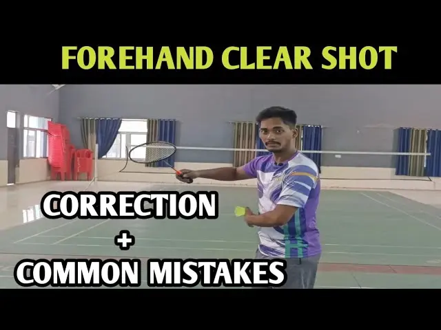 FOREHAND CLEAR SHOT IMPORTANT VIDEO || FOREHAND POWER SHOT TUTORIALS #badminton #badmintontutorials