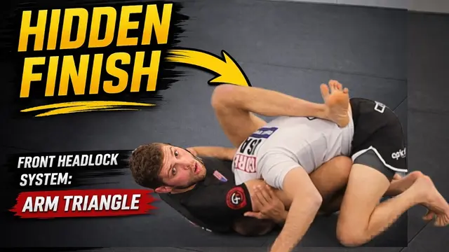 The Front Headlock System: Katagatame Finish (Seated Arm Triangle)
