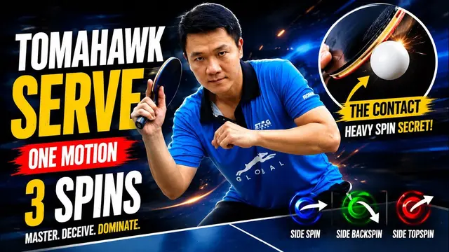 Tomahawk Serve Tutorial: 3 Essential Spins
