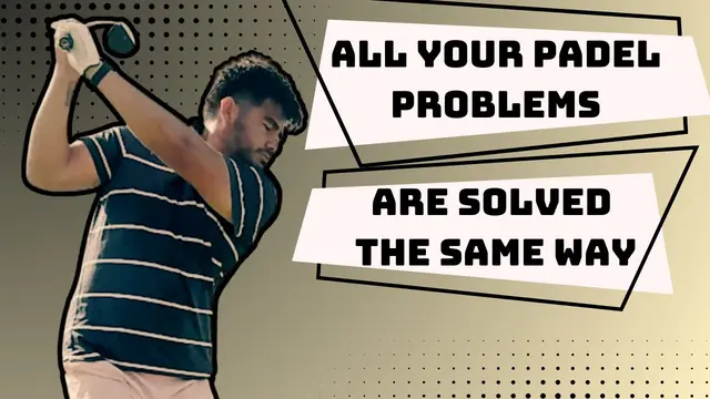 There is only one way to solve your padel problems and it’s called FOOTWORK