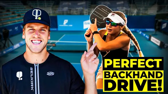 This is the BEST backhand in pickleball. Learn Anna Leigh Waters Backhand