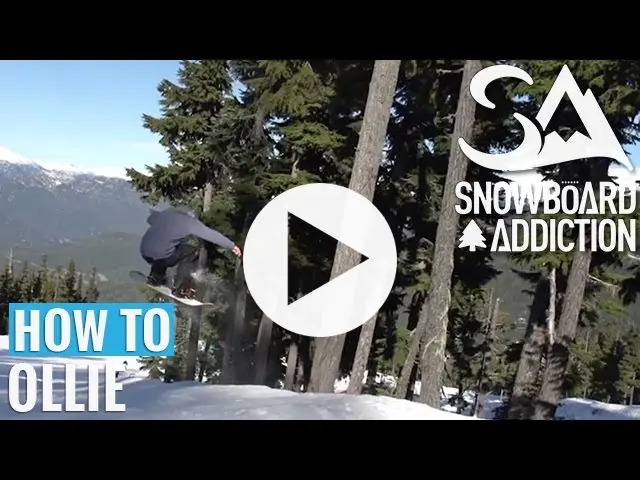 How to Ollie on a Snowboard