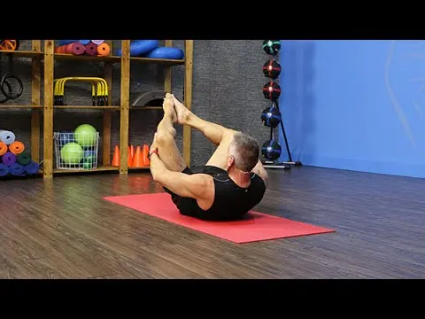 Pilates Mat Slow Double Leg Stretch