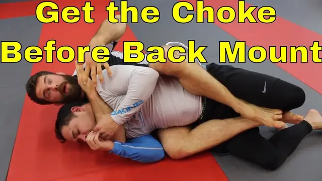 How to Catch the Rear Naked Choke in BJJ Before You Get Position