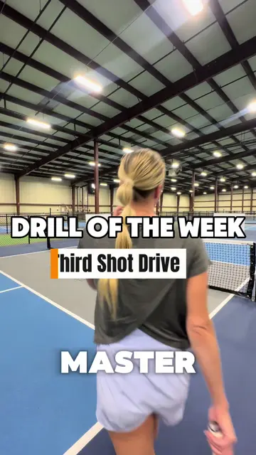 Pickleball Drill: Master Your Third Shot Drive - TikTok