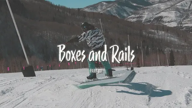 How to Ride Boxes and Rails | PARK 101 | Snowboard Tips | PSIA-AASI Chris Rogers X Givego