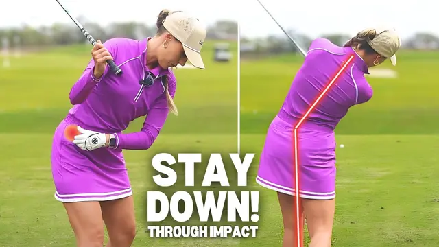 The TRICK to STAYING DOWN in the Golf Swing!