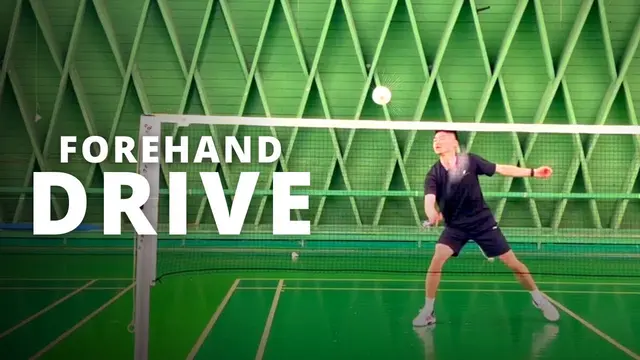 How to play two types of FOREHAND DRIVE | Basic Feather | Badminton tutorial