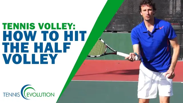 TENNIS VOLLEY | How To Hit The Half Volley