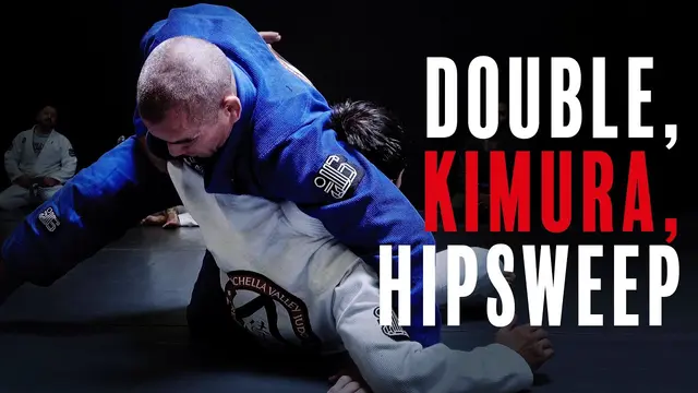 BJJ Techniques | Low Single Leg to Double Leg Takedown & Kimura / Hipsweep Options| CVBJJ Online