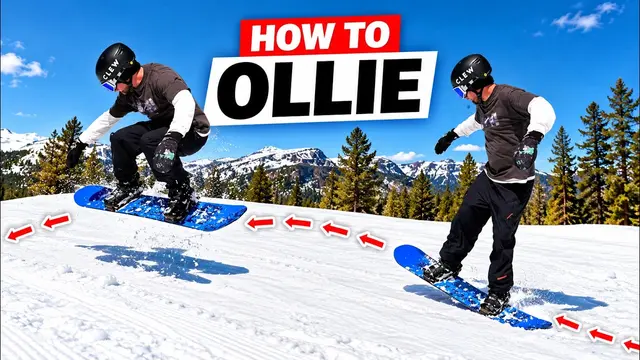 How To Ollie and Improve Your Snowboard Tricks
