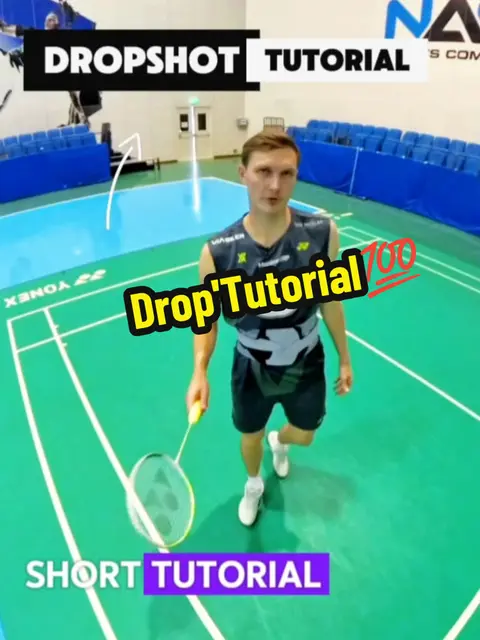 Badminton - Drop Shot Tutorial with Viktor Axelsen #training ... - TikTok